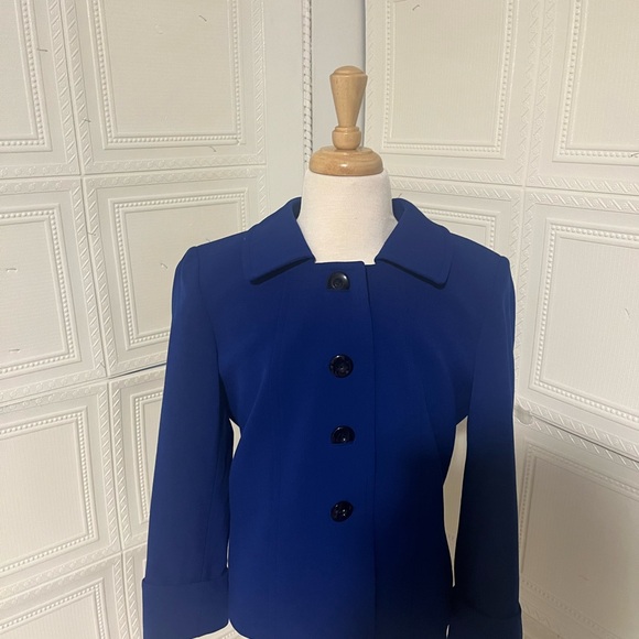 Dark Blue Blazer (Petite) - Picture 1 of 15